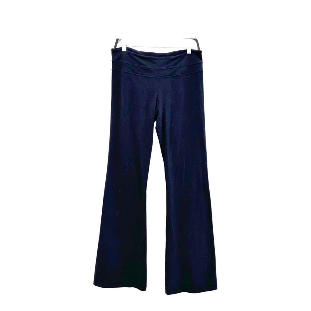 LULULEMON WOMEN WIDE LEGS YOGA-PANTS BLACK LEGGING IN SIZE 12